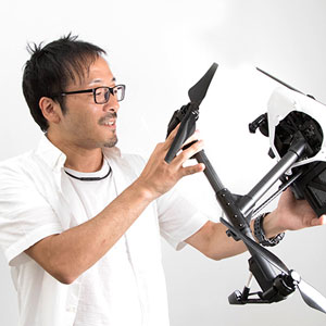 Dron é motion 代表取締役 田口氏の写真