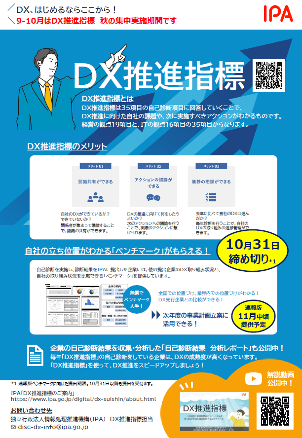 DX推進指標リーフレット