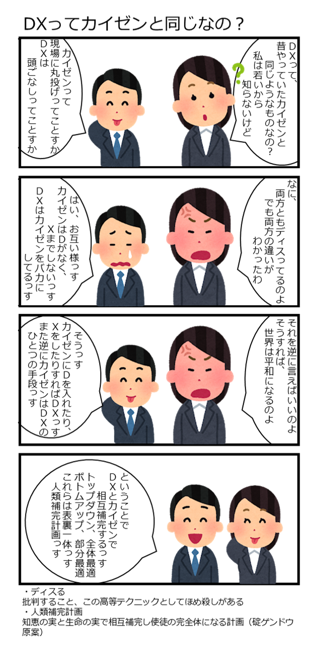 DXはカイゼンと同じなの？