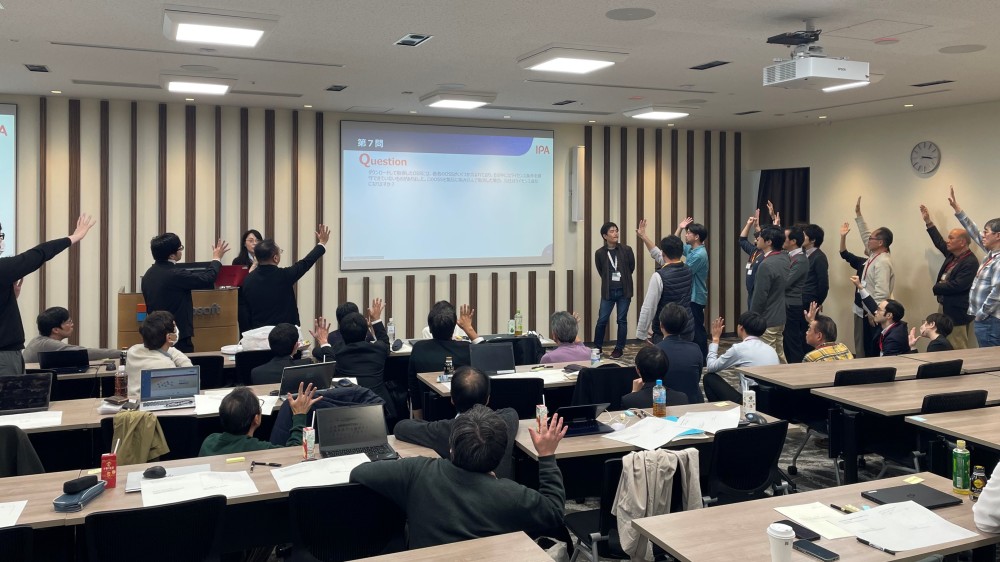 OSSライセンスクイズの様子