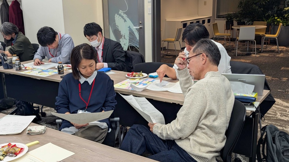 チーム学習の様子