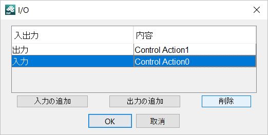 入出力削除