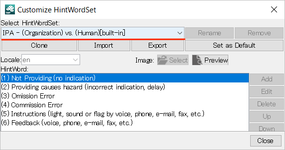 Selecting the Hint Word Set