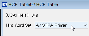 Selecting the Hint Word Set