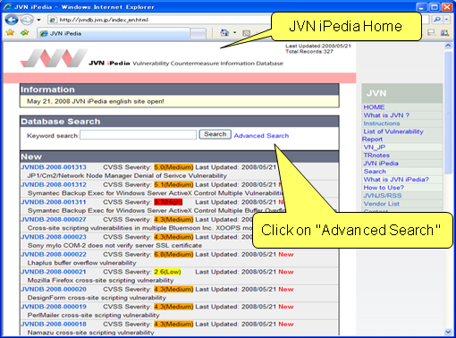 Provides vulnerability countermeasure information collected and accumulated every day_1