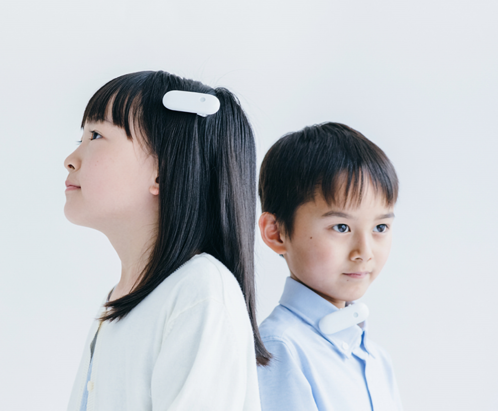 ヘアピン型聴覚障がい者向けデバイス「Ontenna」