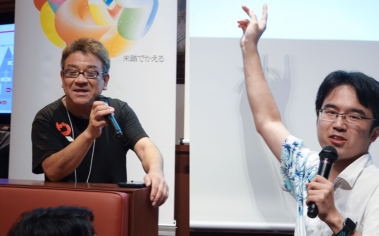 LTでの横山さんと松岡さん