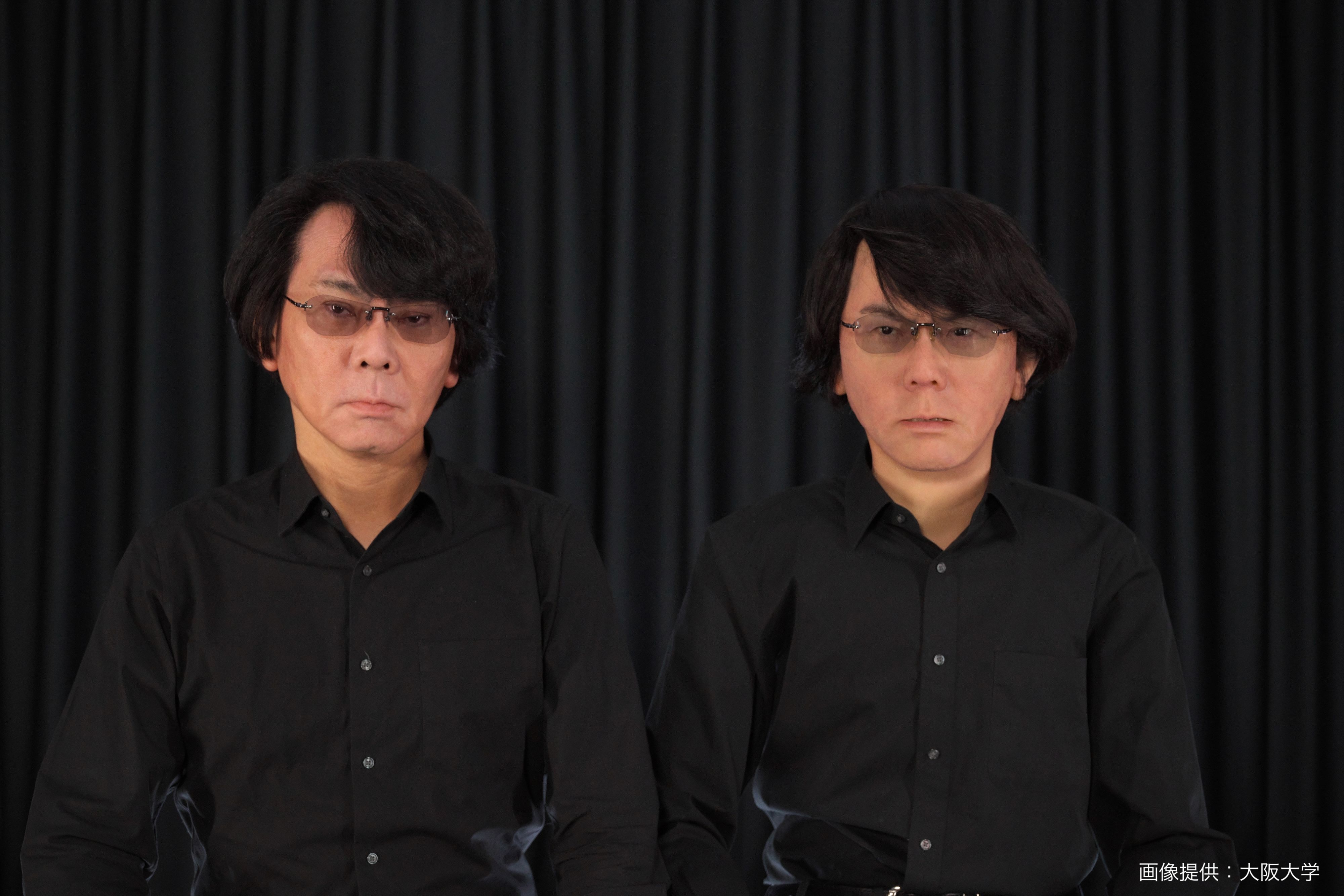 石黒浩氏による特別展示の写真