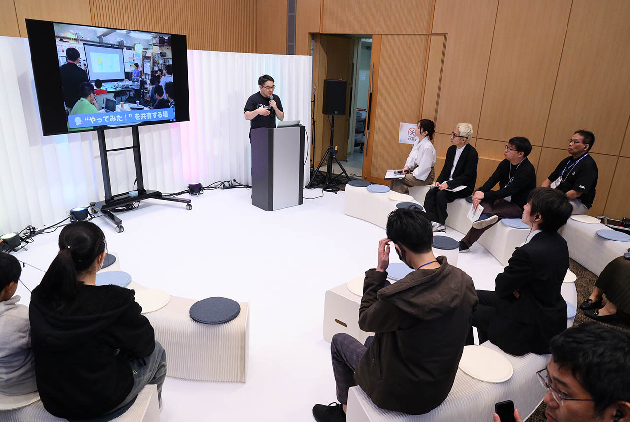 未踏修了生によるライトニングトークの様子