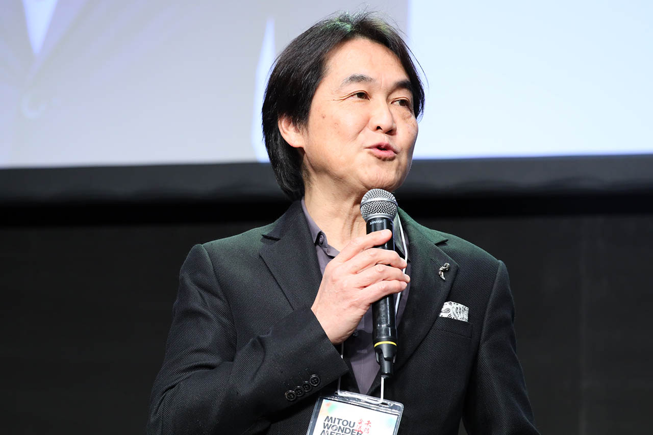 未踏統括プロジェクトマネージャー夏野剛によるエンディングの様子