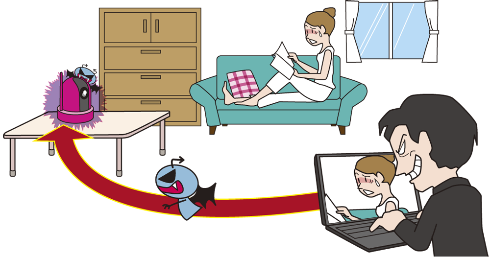 IoT 機器の不適切な管理画像