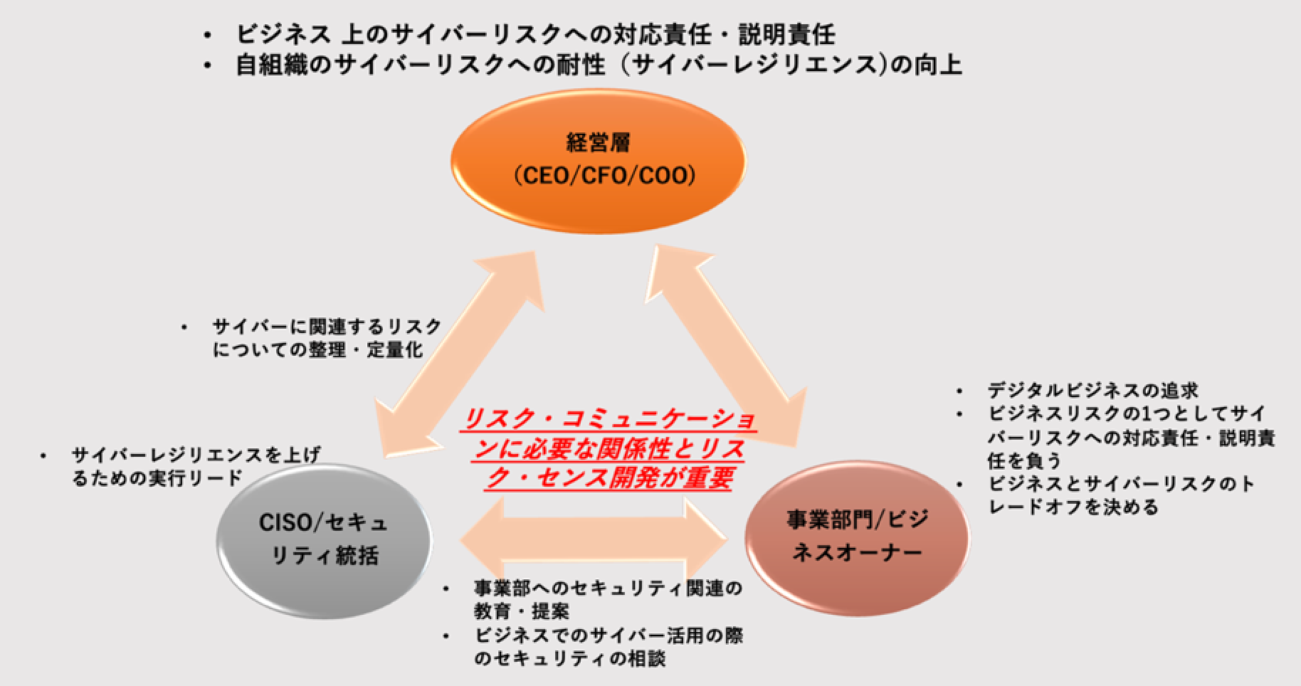 図:リスクコミュニケーションのフロー図